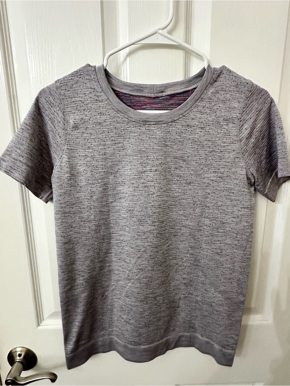Lululemon Swiftly Relaxed Short Sleeve Dapple Dot Slate Fuchsia 4